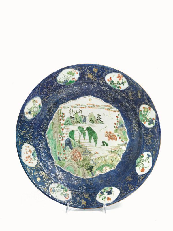 PIATTO, CINA, SECOLO XVIII