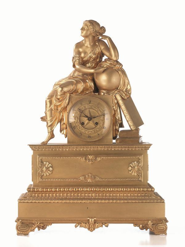 OROLOGIO DA TAVOLO, PARIGI, PRIMA META' SECOLO XIX