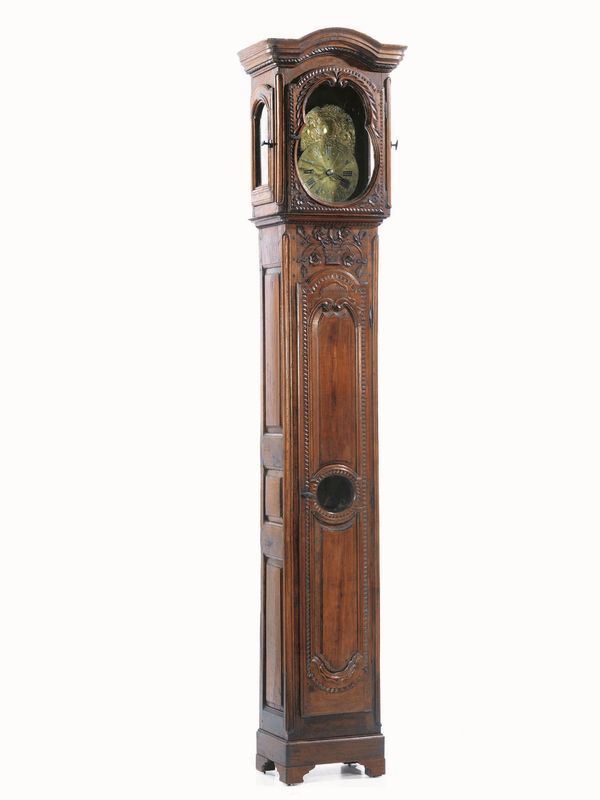 Orologio a colonna, Francia, sec. XIX  - Asta INTERNI - Poggio Bracciolini Casa d'Aste