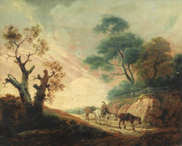  
 
   &nbsp;Scuola francese, sec. XIX,  PAESAGGIO CON VIANDANTE A CAVALLO &nbsp; &nbsp;olio su tela, cm 42x52 &nbsp; &nbsp; &nbsp; &nbsp; &nbsp; &nbsp; &nbsp; &nbsp; &nbsp; &nbsp; &nbsp; &nbsp;  
 
 