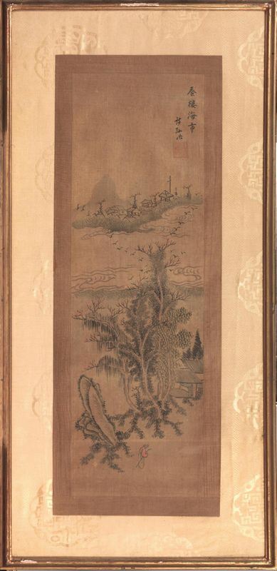 QUATTRO DIPINTI, CINA, SEC. XIX