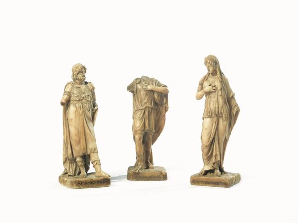 Tre sculture, sec. XVII
