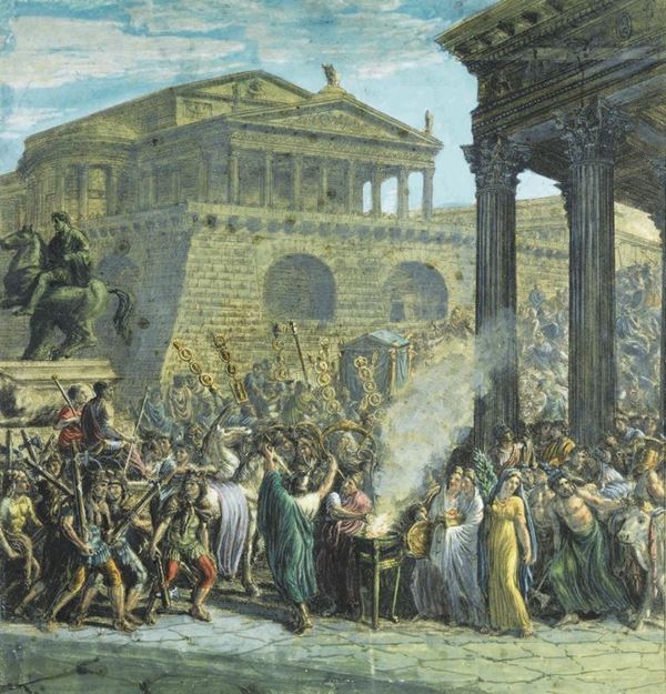 Luigi Ademollo  - Asta INTERNI - Poggio Bracciolini Casa d'Aste