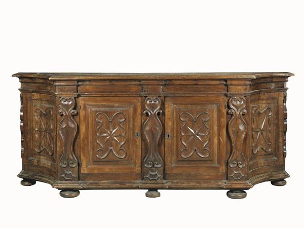 Credenza, Piemonte, sec. XVII