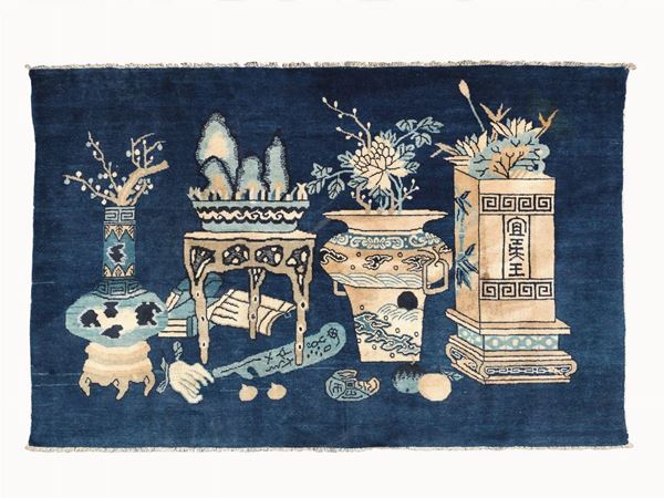 TAPPETO, CINA, INIZI SECOLO XX  - Asta INTERNI - Poggio Bracciolini Casa d'Aste