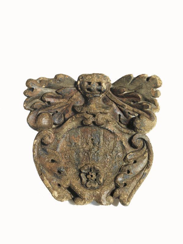Stemma nobiliare, sec. XVII  - Asta INTERNI - Poggio Bracciolini Casa d'Aste