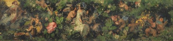 Scuola Italiana del sec. XIX  - Asta INTERNI - Poggio Bracciolini Casa d'Aste