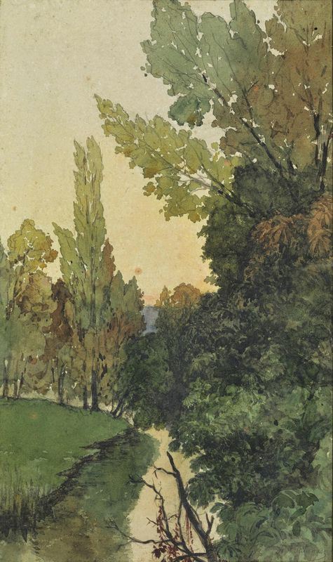 Antonio Fontanesi  - Asta INTERNI - Poggio Bracciolini Casa d'Aste