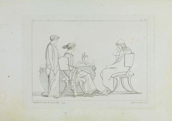 Venti stampe di John Flaxman (York 1755 - Londra 1826)