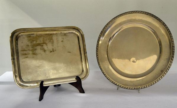 VASSOIO SECOLO XX                                                         - Asta ANTIQUARIATO, COLLEZIONISMO, GIOIELLI - Poggio Bracciolini Casa d'Aste