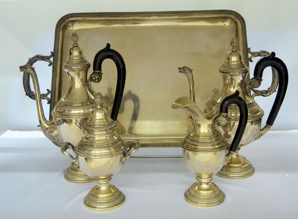 SERVITO DA TE' E CAFFE', SEC. XX                                            - Asta ANTIQUARIATO, COLLEZIONISMO, GIOIELLI - Poggio Bracciolini Casa d'Aste