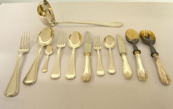 SERVITO DI POSATE, SEC. XX  - Asta ANTIQUARIATO, COLLEZIONISMO, GIOIELLI - Poggio Bracciolini Casa d'Aste