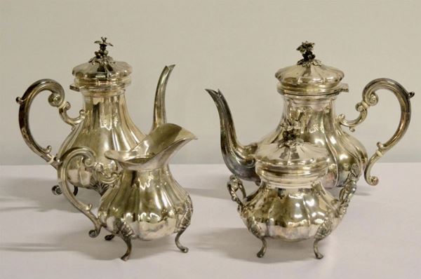 SERVITO DA TE' E CAFFE' , SEC. XX  - Asta ANTIQUARIATO, COLLEZIONISMO, GIOIELLI - Poggio Bracciolini Casa d'Aste