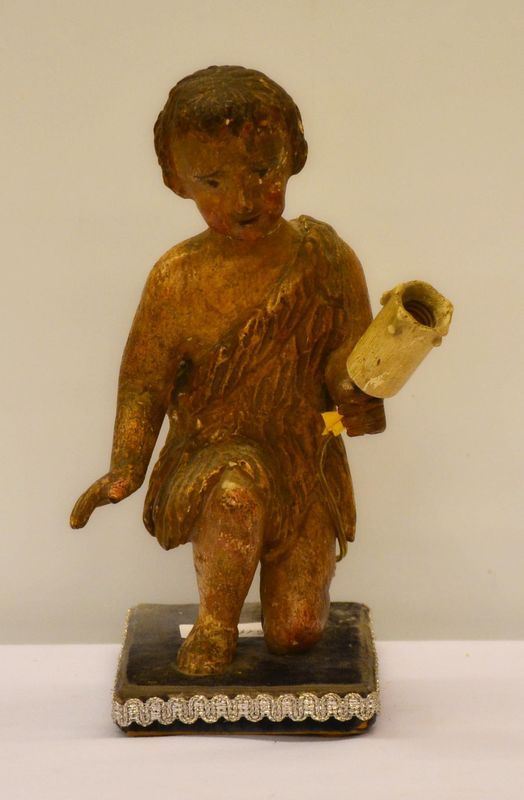 Scultura, sec. XVIII, in legno scolpito,  - Asta ANTIQUARIATO, COLLEZIONISMO, GIOIELLI - Poggio Bracciolini Casa d'Aste