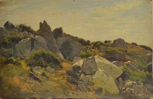 Scuola italiana dei secc. XIX-XX  - Asta ANTIQUARIATO, COLLEZIONISMO, GIOIELLI - Poggio Bracciolini Casa d'Aste
