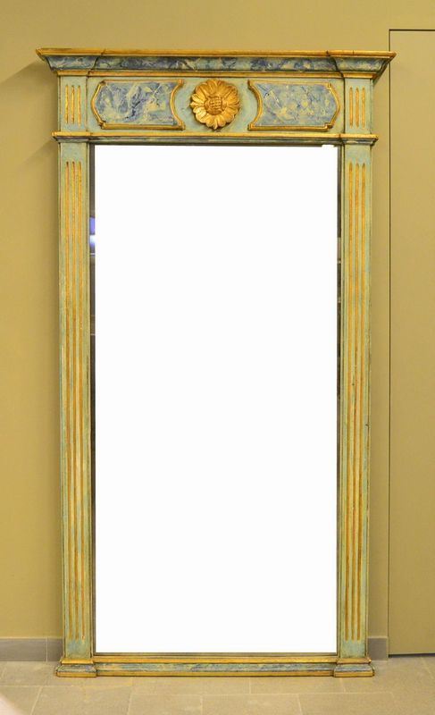 Specchiera, inizi sec. XX, entro cornice