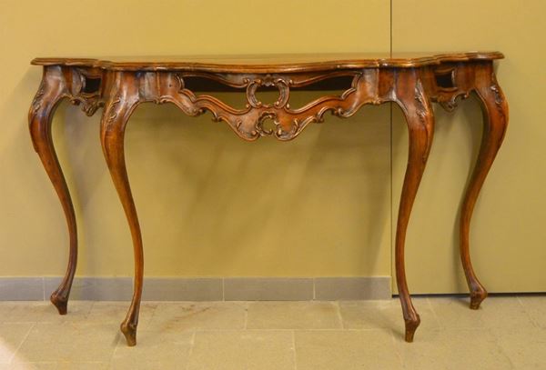 Consolle, in stile 700, in noce