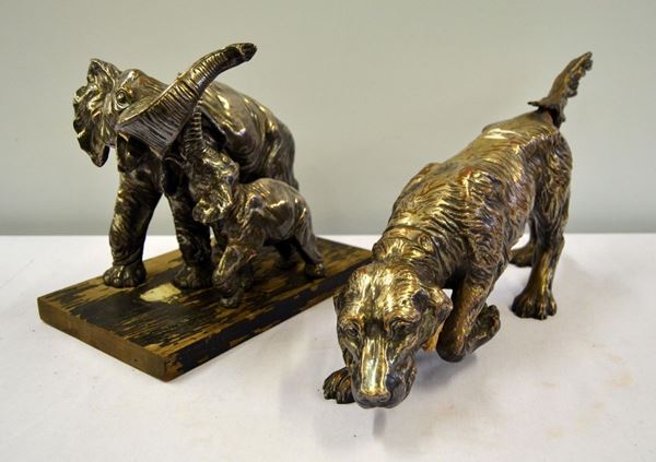Due sculture sec. XX                                                      