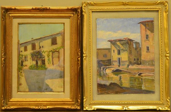 Dipinto sec. XX                                                             - Asta ASTA A TEMPO - MOBILI, DIPINTI, OGGETTI D'ARTE - Poggio Bracciolini Casa d'Aste