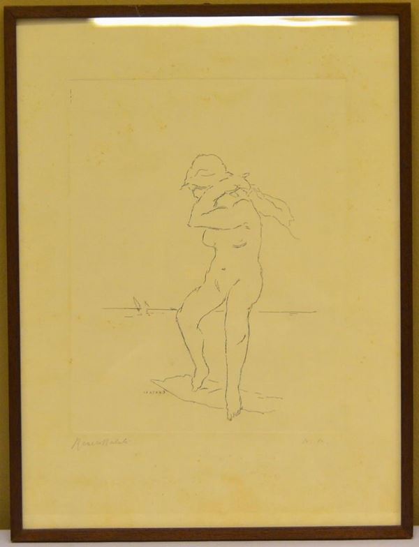 Renato Natali                                                               - Asta ASTA A TEMPO - MOBILI, DIPINTI, OGGETTI D'ARTE - Poggio Bracciolini Casa d'Aste