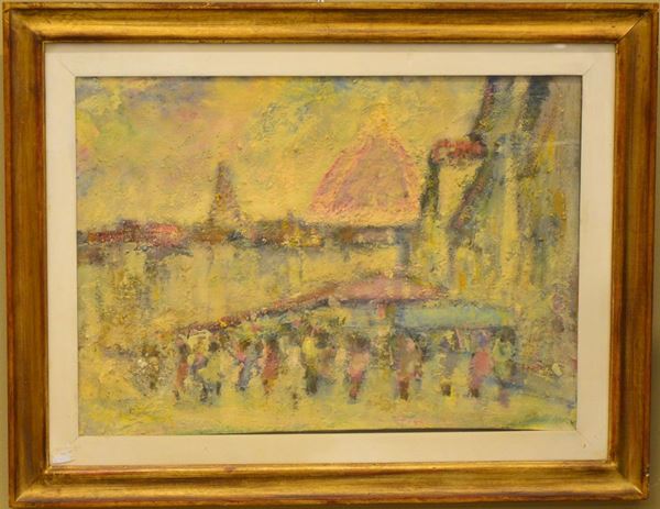 Scuola italiana, sec. XX                                                    - Asta ASTA A TEMPO - MOBILI, DIPINTI, OGGETTI D'ARTE - Poggio Bracciolini Casa d'Aste