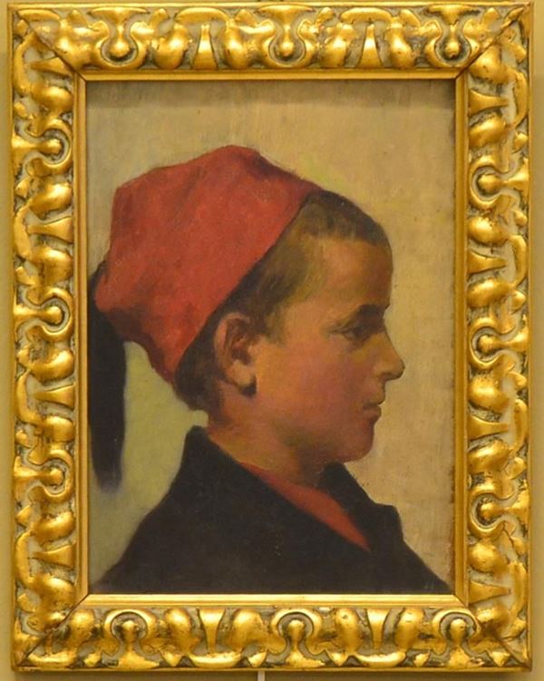 Scuola italiana, inizi sec. XX                                              - Asta ASTA A TEMPO - MOBILI, DIPINTI, OGGETTI D'ARTE - Poggio Bracciolini Casa d'Aste
