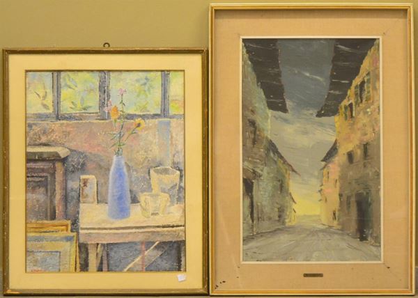 Scuola italiana, sec. XX                                                    - Asta ASTA A TEMPO - MOBILI, DIPINTI, OGGETTI D'ARTE - Poggio Bracciolini Casa d'Aste