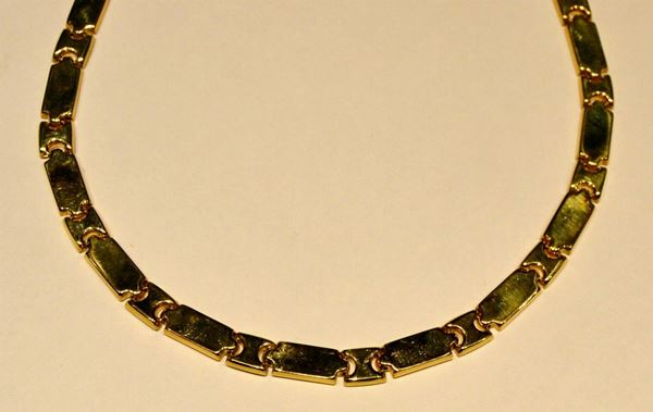 COLLANA IN ORO GIALLO E ORO BIANCO