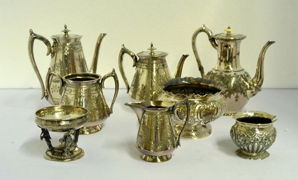 SERVITO DA TE' CITTA' DI SHEFFIELD, SECOLO XX              - Asta GIOIELLI, ARGENTI, MOBILI E DIPINTI - Poggio Bracciolini Casa d'Aste