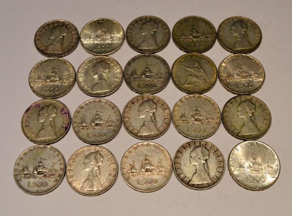 LOTTO DI CENTOSETTANTASETTE MONETE  - Asta GIOIELLI, ARGENTI, MOBILI E DIPINTI - Poggio Bracciolini Casa d'Aste