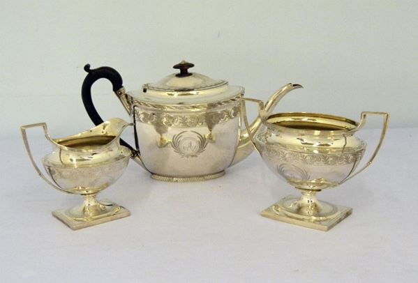 SERVITO DA TE', LONDRA 1801  - Asta GIOIELLI, ARGENTI, MOBILI E DIPINTI - Poggio Bracciolini Casa d'Aste