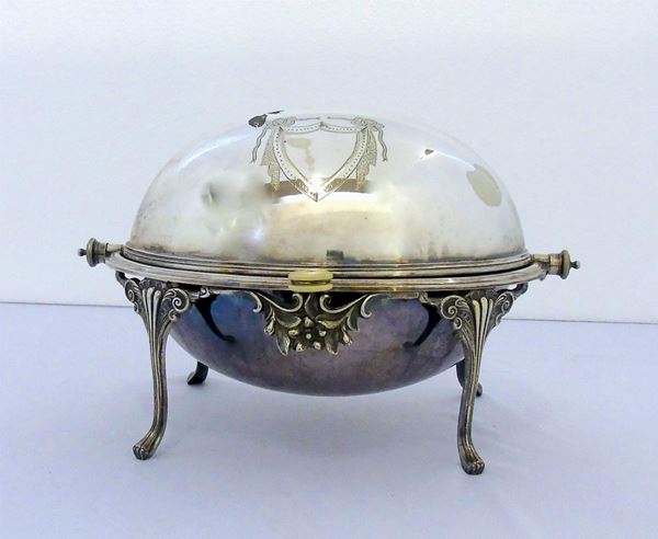 SCALDA VIVANDE, INIZI SEC. XX , INGHILTERRA  - Asta GIOIELLI, ARGENTI, MOBILI E DIPINTI - Poggio Bracciolini Casa d'Aste