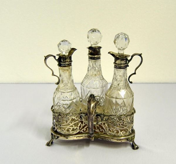 OLIERA, LONDRA, 1861, ARGENTIERE ALFRED IVORY  - Asta GIOIELLI, ARGENTI, MOBILI E DIPINTI - Poggio Bracciolini Casa d'Aste