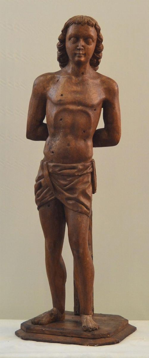 Scultura, scuola italiana, sec. XVIII, in legno,