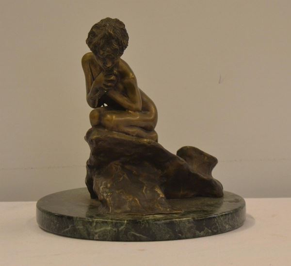 Scultura, sec. XX, in bronxo,                                             
