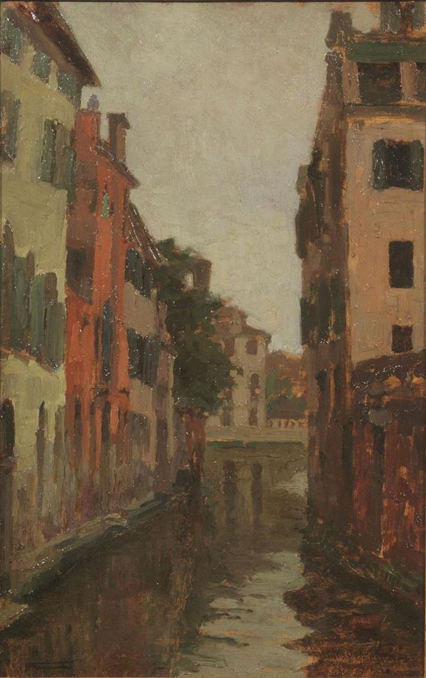 Scuola Italiana del sec. XIX  - Asta GIOIELLI, ARGENTI, MOBILI E DIPINTI - Poggio Bracciolini Casa d'Aste