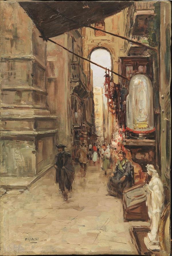 Gustavo Pisani  - Asta GIOIELLI, ARGENTI, MOBILI E DIPINTI - Poggio Bracciolini Casa d'Aste