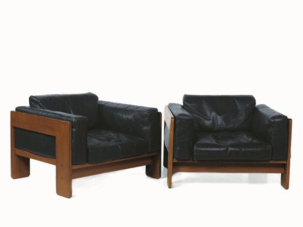 COPPIA DI POLTRONE, DESIGN AFRA E TOBIA SCARPA                                   