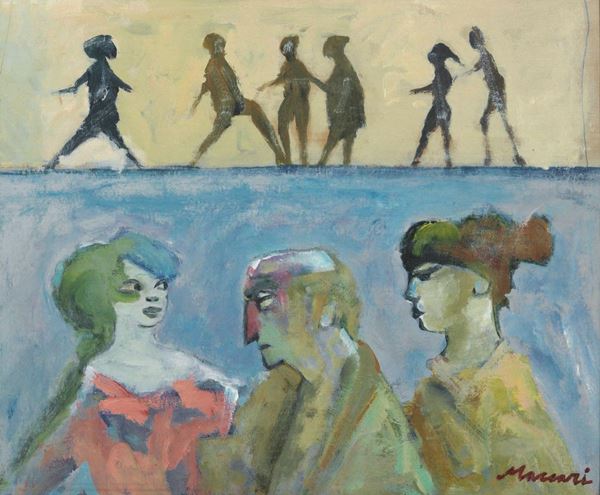 Mino Maccari                                                                - Asta DECORAZIONE D'INTERNI - Poggio Bracciolini Casa d'Aste