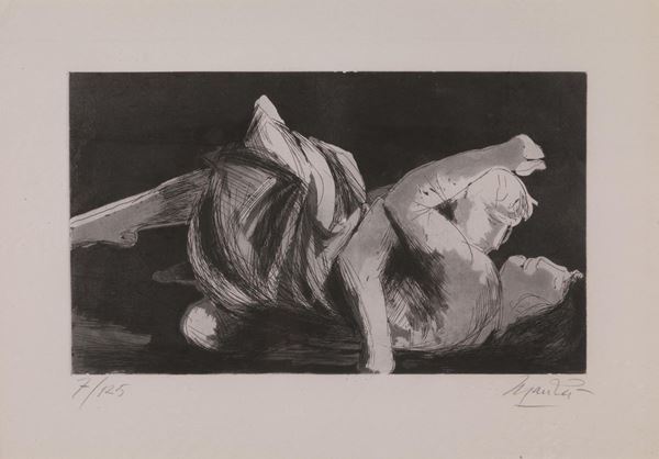 Giacomo Manzu                                                               - Asta DECORAZIONE D'INTERNI - Poggio Bracciolini Casa d'Aste
