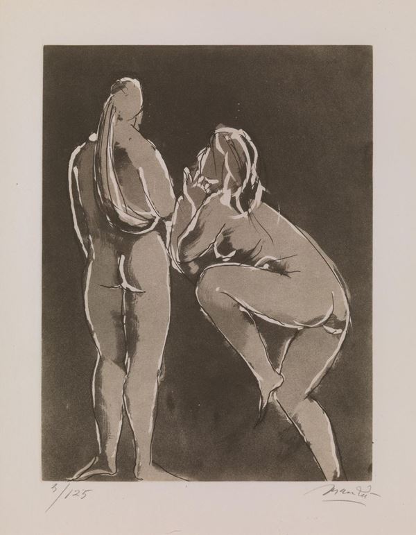 Giacomo Manzu                                                               - Asta DECORAZIONE D'INTERNI - Poggio Bracciolini Casa d'Aste