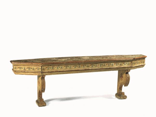 PANCA, SEC. XVIII  - Asta DECORAZIONE D'INTERNI - Poggio Bracciolini Casa d'Aste