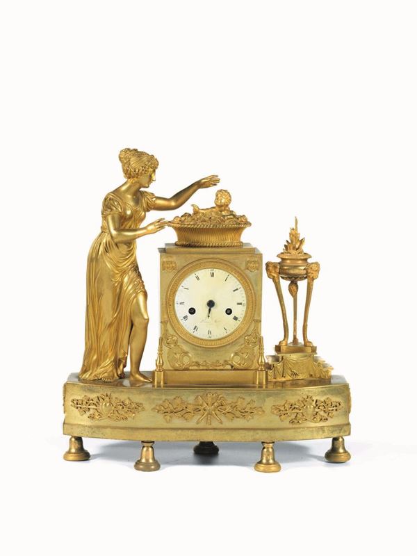 OROLOGIO DA TAVOLO, SEC. XIX                                              