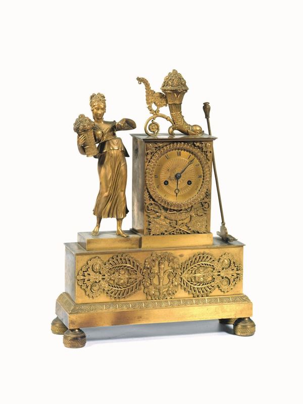 OROLOGIO DA TAVOLO, SEC. XIX