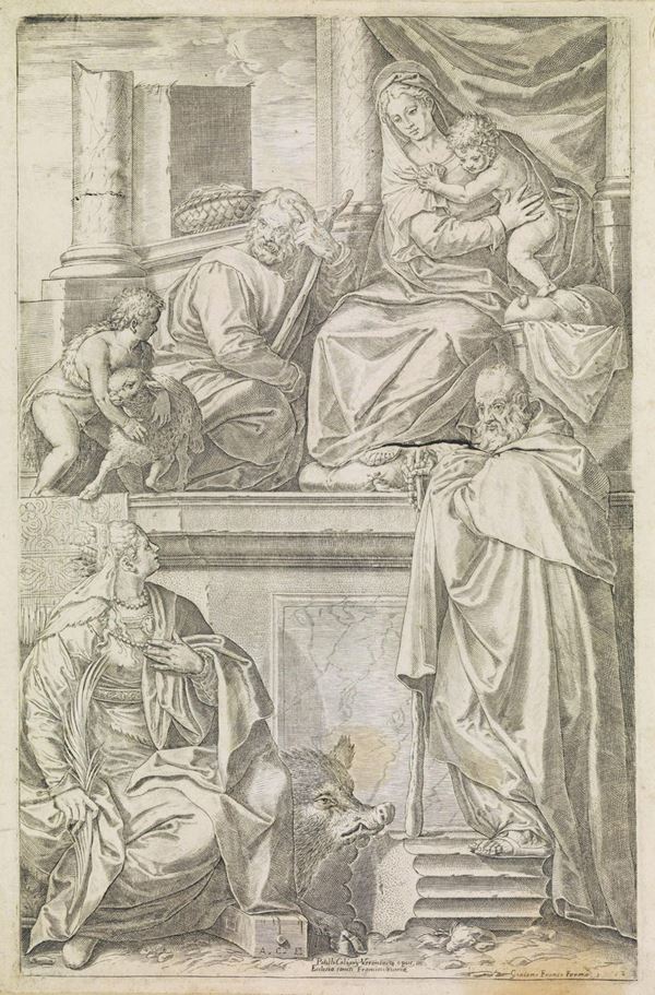 Agostino Carracci da Paolo Veronese