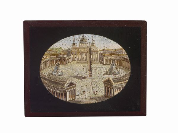 DUE PLACCHETTE, ROMA, METà SECOLO XIX                                     