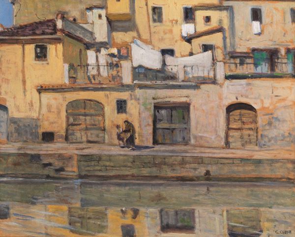 Galileo Chini  - Asta DECORAZIONE D'INTERNI - Poggio Bracciolini Casa d'Aste