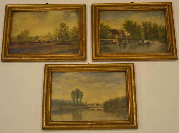 Scuola francese, sec. XIX                                                   - Asta DIPINTI, MOBILI  E OGGETTI D'ARTE - Poggio Bracciolini Casa d'Aste