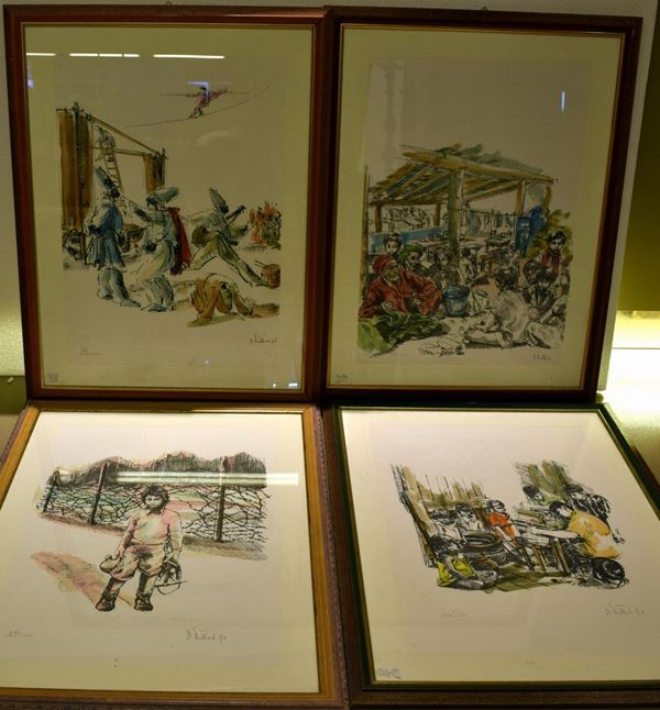 Quattro litografie e prova d'artista, soggetti&nbsp;&nbsp;&nbsp;&nbsp;&nbsp;&nbsp;&nbsp;&nbsp;&nbsp;&nbsp;&nbsp;&nbsp;&nbsp;&nbsp;&nbsp;&nbsp;&nbsp;&nbsp;&nbsp;&nbsp;&nbsp;&nbsp;&nbsp;&nbsp;&nbsp;&nbsp;&nbsp;&nbsp;
