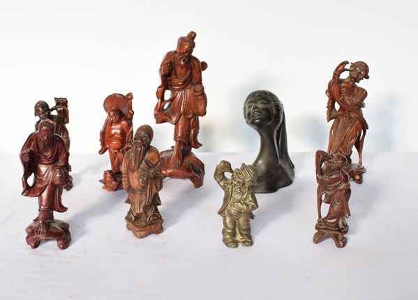 Gruppo di nove sculture, sec. XX,&nbsp;&nbsp;&nbsp;&nbsp;&nbsp;&nbsp;&nbsp;&nbsp;&nbsp;&nbsp;&nbsp;&nbsp;&nbsp;&nbsp;&nbsp;&nbsp;&nbsp;&nbsp;&nbsp;&nbsp;&nbsp;&nbsp;&nbsp;&nbsp;&nbsp;&nbsp;&nbsp;&nbsp;&nbsp;&nbsp;&nbsp;&nbsp;&nbsp;&nbsp;&nbsp;&nbsp;&nbsp;&nbsp;&nbsp;&nbsp;&nbsp;